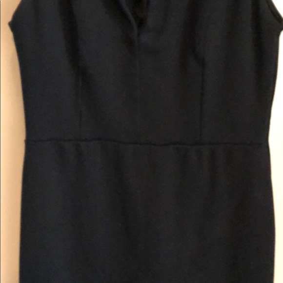 Lulus’s Deep Cut Black Dress - Picture 2 of 4